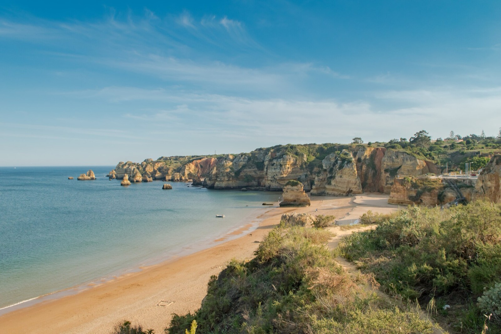 Praia Dona Ana cove in Lagos