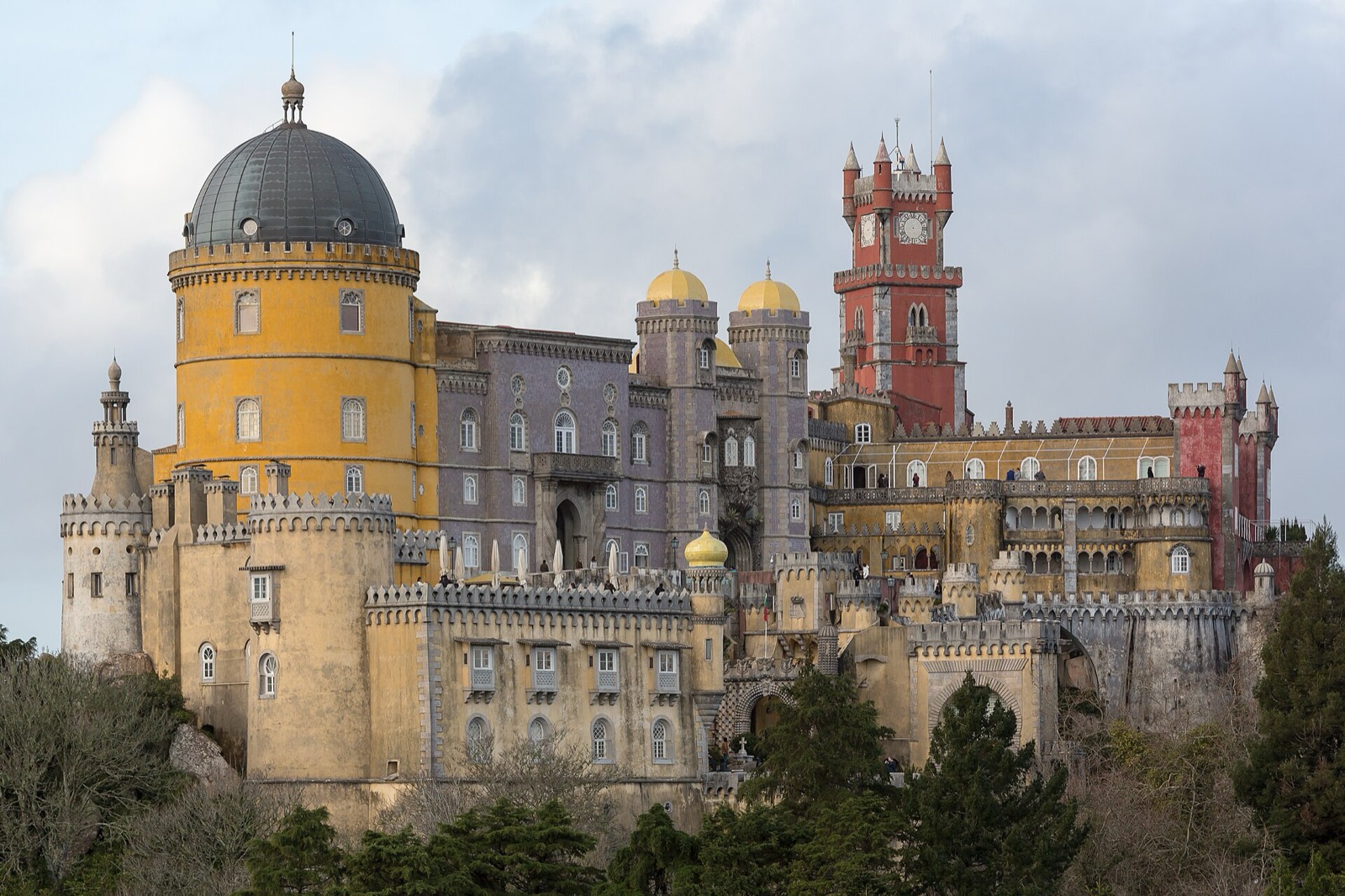 The colourful Pena Palace in Sintra